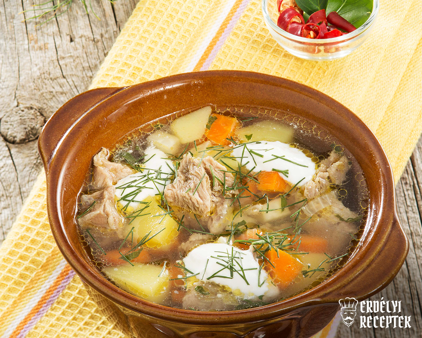 Borjú csorba leves Erdélyi recept