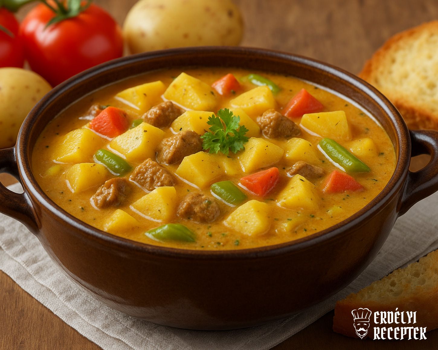 Tejfölös báránygulyás recept