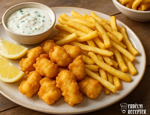 Holland kibbeling – ropogós rántott tőkehal falatkák fokhagymás mártogatóssal