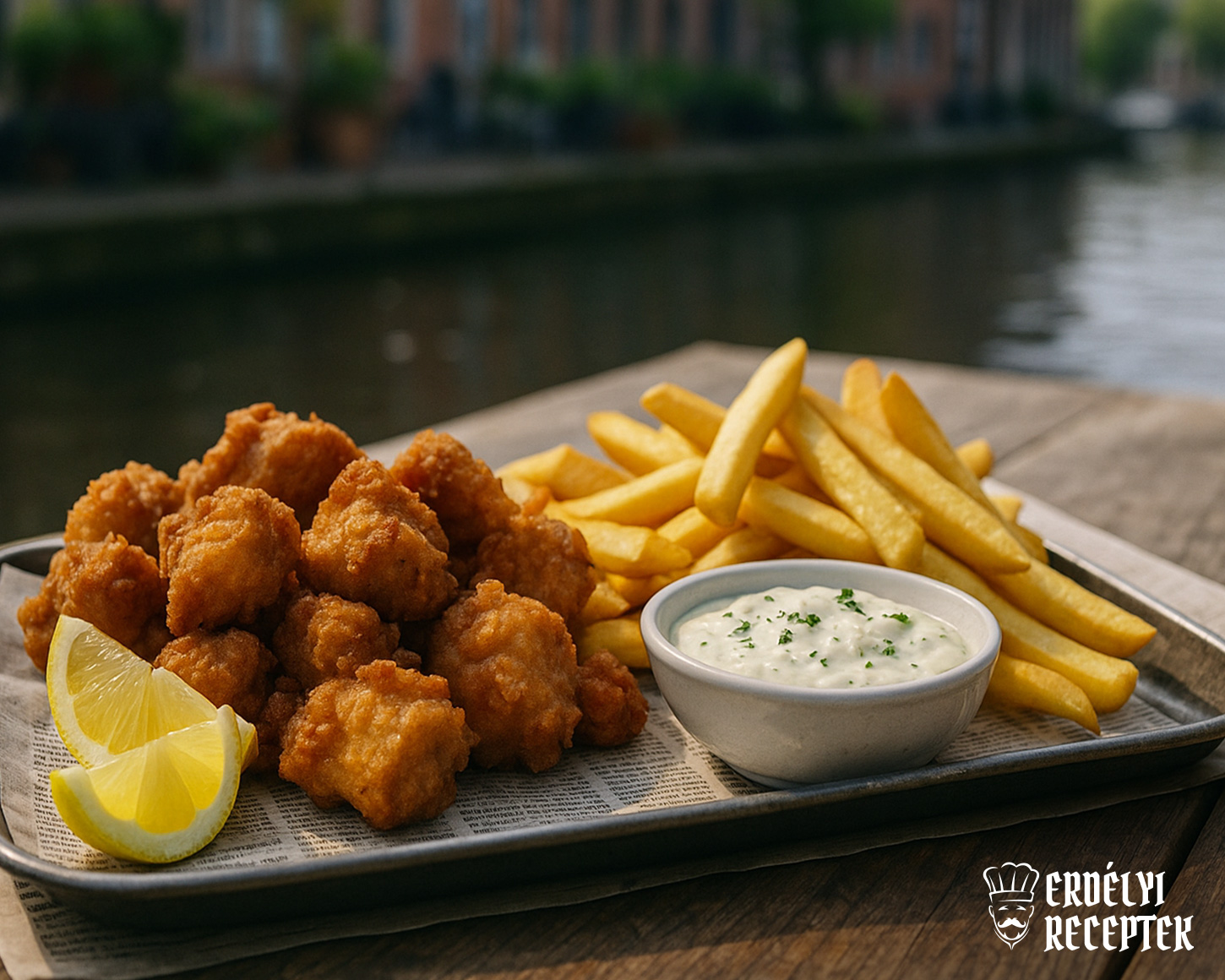 Holland street food – frissen sült kibbeling hal falatkák